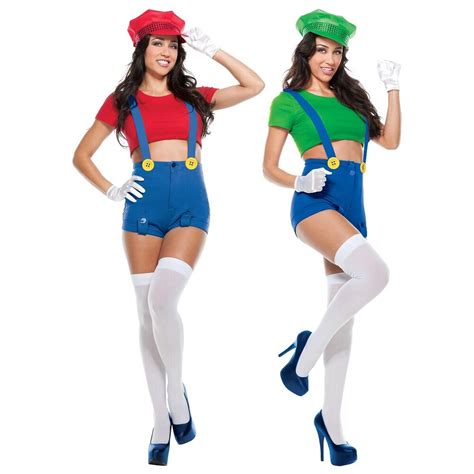 mario and luigi costumes|sexy mario and luigi costumes.